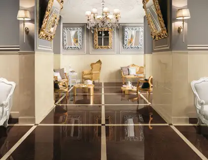 Керамическая плитка Mirage Jewels, Emperador Selected 160x320 LUC, глянцевая (JW 05 LUC 160x320) фото 2 Aquada.com.ua