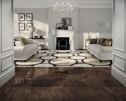 Керамическая плитка Mirage Jewels, Emperador Selected 160x320 LUC, глянцевая (JW 05 LUC 160x320) фото 4 Aquada.com.ua