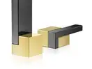 Смеситель для раковины, алмазная резка Axor Edge, с донным клапаном push-open (46051 990 330) фото 2 Aquada.com.ua