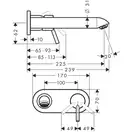 Смеситель для раковины, однорычажный Hansgrohe Talis S2 (цвет - хром) (31611000) фото 2 Aquada.com.ua