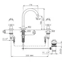 Смеситель для раковины Nicolazzi Mac Kinley 05 (2208BZ29) фото 2 Aquada.com.ua