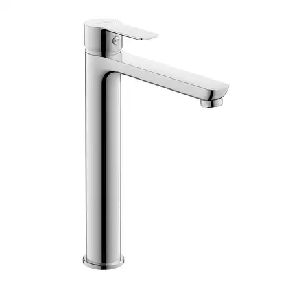 Смеситель для раковины высокий Duravit A.1 (цвет - хром), без донного клапана (A11040002010) фото 1 Aquada.com.ua Смеситель для раковины высокий Duravit A.1 (цвет - хром), без донного клапана (A11040002010) фото 1 Aquada.com.ua