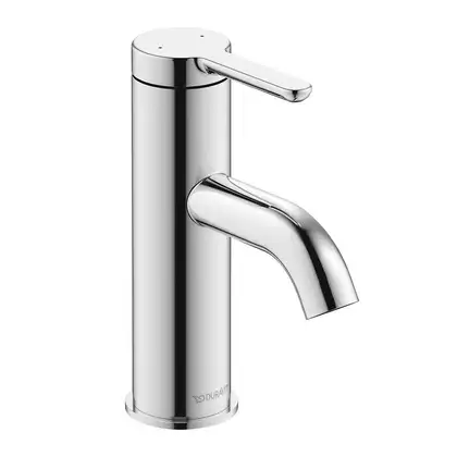 Смеситель для раковины Duravit C.1 (цвет - хром), без донного клапана (C11010002010) фото 1 Aquada.com.ua