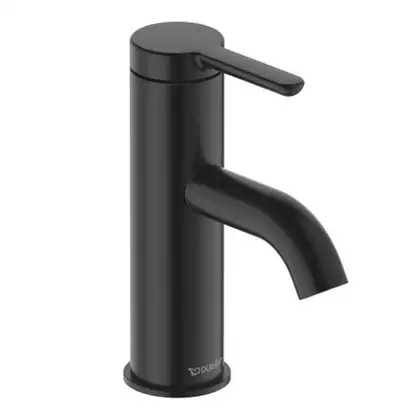 Смеситель для раковины Duravit C.1 (цвет - чёрный матовый), без донного клапана (C11010002046) фото 1 Aquada.com.ua