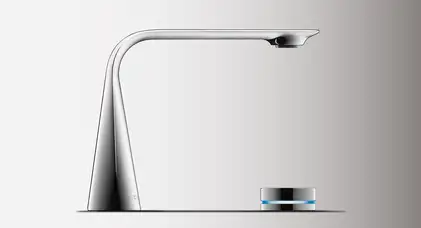 Электронный смеситель для раковины на 2 отверстия с питанием от сети Duravit D.1 (цвет - хром) (D11100007010) фото 2 Aquada.com.ua Электронный смеситель для раковины на 2 отверстия с питанием от сети Duravit D.1 (цвет - хром) (D11100007010) фото 2 Aquada.com.ua
