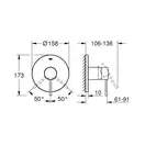 Смеситель для душа Grohe Essence (цвет - хром) (24057001) фото 8 Aquada.com.ua