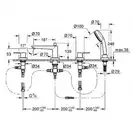 GROHE Комплект для ванни на 4 отвори BauLoop (2511900A) (2511900A) фото 7 Aquada.com.ua