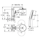 Душевая система Grohe Rainshower Smartactive 27966001 фото 2 Aquada.com.ua