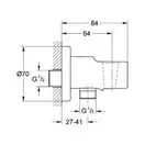GROHE Підключення душового шлангу Relexa (28628000) фото 6 Aquada.com.ua