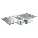 GROHE Мийка для кухні 970 x 500 мм з ексцентриком, 2 чаши, матова (31564SD0) (31564SD0) фото 3 Aquada.com.ua