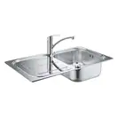 GROHE Комплект Мийка для кухні 860 x 500 мм з ексцентриком, 1 чаша + Eurosmart Змішувач одноважільний для (31565SD0) фото 3 Aquada.com.ua