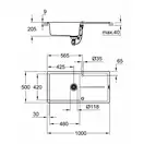 GROHE Мойка кварцевая Sink K400 (31641AP0) (31641AP0) фото 6 Aquada.com.ua