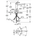 Смеситель для кухни Grohe Bau Loop (цвет - хром) (31713000) фото 7 Aquada.com.ua