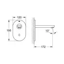 GROHE Інфрачервона електроніка для мийки без змішувача Euroeco Cosmopolitan E (36273000) фото 4 Aquada.com.ua
