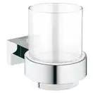 GROHE Стакан скляний з тримачем Essentials Cube  (40755001) фото 4 Aquada.com.ua