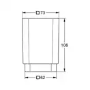 GROHE Склянка Selection Cube  (40783000) фото 6 Aquada.com.ua