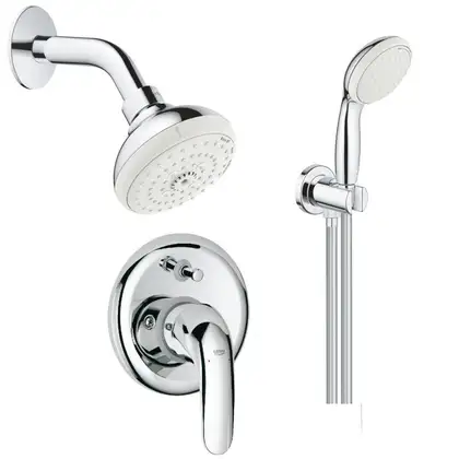 GROHE Душова система прихованого монтажу Euroeco New (26000005) фото 3 Aquada.com.ua GROHE Душова система прихованого монтажу Euroeco New (26000005) фото 3 Aquada.com.ua
