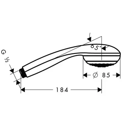 GROHE Hansgrohe Ручной душ Crometta 85 (28585000) фото 6 Aquada.com.ua GROHE Hansgrohe Ручной душ Crometta 85 (28585000) фото 6 Aquada.com.ua