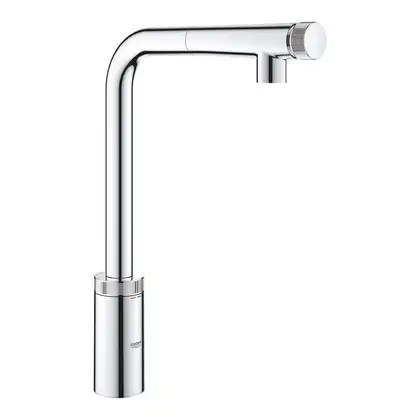 Смеситель для кухни с выдвижным изливом Grohe Minta SmartControl 31613000 фото 1 Aquada.com.ua