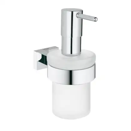 GROHE Дозатор для рідкого мила з тримачем Essentials Cube (40756001) фото 7 Aquada.com.ua GROHE Дозатор для рідкого мила з тримачем Essentials Cube (40756001) фото 7 Aquada.com.ua