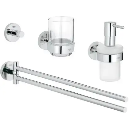 GROHE Набор аксессуаров Essentials 4 в 1 Master Bathroom (40846001) фото 9 Aquada.com.ua GROHE Набор аксессуаров Essentials 4 в 1 Master Bathroom (40846001) фото 9 Aquada.com.ua