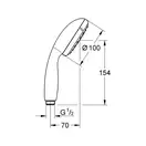 GROHE Ручной душ TEMPESTA (27597001) фото 4 Aquada.com.ua