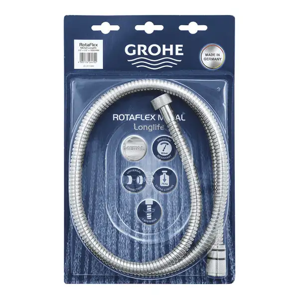 Шланг для душа Grohe Rotaflex 28417000 фото 3 Aquada.com.ua Шланг для душа Grohe Rotaflex 28417000 фото 3 Aquada.com.ua