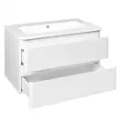 Тумба с раковиной Devit Fly 800 x 480 x 520 мм, белый глянец (0021120W) фото 2 Aquada.com.ua