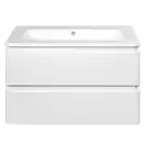 Тумба с раковиной Devit Fly 800 x 480 x 520 мм, белый глянец (0021120W) фото 3 Aquada.com.ua