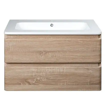 Тумба с раковиной Devit Fly 800 x 480 х 520 мм, светлый дуб (0021120WO) фото 2 Aquada.com.ua Тумба с раковиной Devit Fly 800 x 480 х 520 мм, светлый дуб (0021120WO) фото 2 Aquada.com.ua