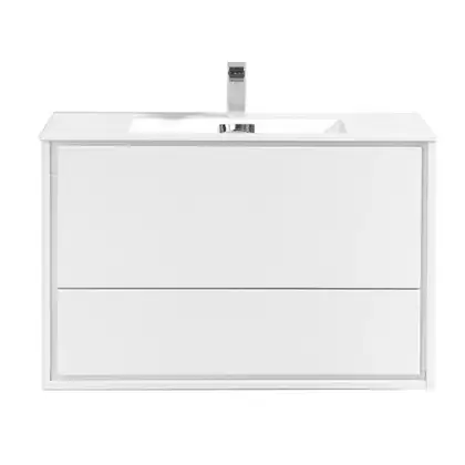 Тумба с раковиной Devit Fly 906 x 470 x 580 мм, белый глянцевый (0023120W) фото 2 Aquada.com.ua Тумба с раковиной Devit Fly 906 x 470 x 580 мм, белый глянцевый (0023120W) фото 2 Aquada.com.ua