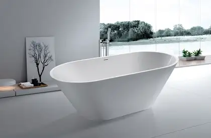 Ванна из искусственного камня Devit Up 180 x 81 x 64 см (18080120W) фото 2 Aquada.com.ua Ванна из искусственного камня Devit Up 180 x 81 x 64 см (18080120W) фото 2 Aquada.com.ua