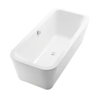 Ванна акриловая Devit Gredos 180 х 80 см + ножки и сифон (18080129) фото 1 Aquada.com.ua