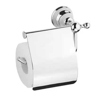 Бумагодержатель с крышкой Devit Charlestone (цвет - хром) (8036142) фото 1 Aquada.com.ua Бумагодержатель с крышкой Devit Charlestone (цвет - хром) (8036142) фото 1 Aquada.com.ua