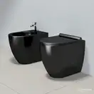 Биде напольное Catalano Sfera, чёрный глянцевый (1BIC52NE) фото 2 Aquada.com.ua