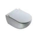Унитаз подвесной NewFlush (безободковый) Catalano Sfera с сиденьем Soft Close, серый матовый (1VSF54RCS+5SCSTPCS) фото 1 Aquada.com.ua