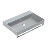 Раковина подвесная Catalano New Zero 75 х 50 см, satin cement/серий матовый (175ZPCS)