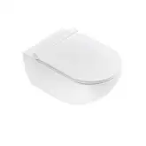 Унитаз подвесной NewFlush (безободковый) Catalano Sfera с сидением Soft Close Plus, белый матовый (1VSF54RBM+5SCSTPBM)