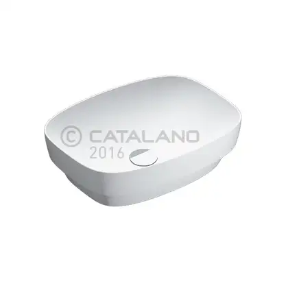 Раковина накладная на столешницу Catalano Green Lux / Colori 50 х 38 см, белый матовый (150AGRLXBM) фото 1 Aquada.com.ua