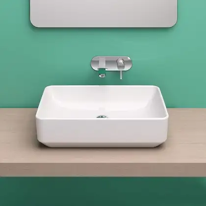Раковина накладная на столешницу Catalano Green 60 х 38 см (160AGR00) фото 2 Aquada.com.ua Раковина накладная на столешницу Catalano Green 60 х 38 см (160AGR00) фото 2 Aquada.com.ua