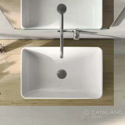 Раковина накладная на столешницу Catalano Green 60 х 38 см (160AGR00) фото 3 Aquada.com.ua Раковина накладная на столешницу Catalano Green 60 х 38 см (160AGR00) фото 3 Aquada.com.ua