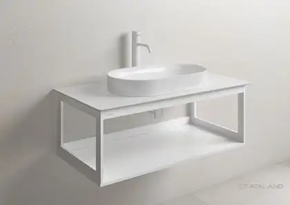 Раковина накладная на столешницу Catalano Horizon 60 х 35 см, Glossy white (160AHZ00) фото 2 Aquada.com.ua Раковина накладная на столешницу Catalano Horizon 60 х 35 см, Glossy white (160AHZ00) фото 2 Aquada.com.ua