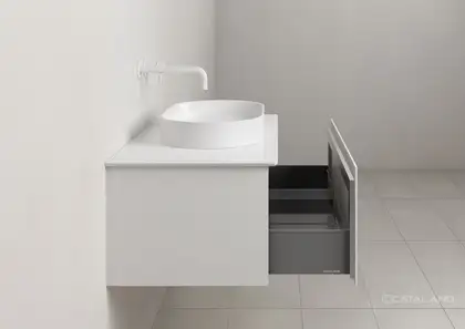 Раковина накладная на столешницу Catalano Horizon 60 х 35 см, Glossy white (160AHZ00) фото 3 Aquada.com.ua Раковина накладная на столешницу Catalano Horizon 60 х 35 см, Glossy white (160AHZ00) фото 3 Aquada.com.ua