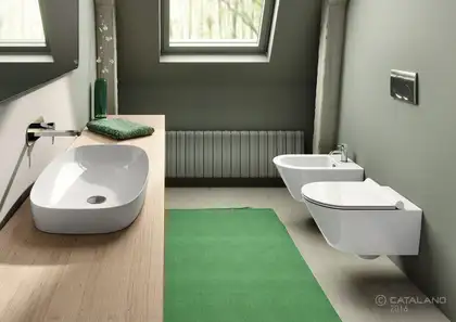 Раковина полувстраиваемая Catalano Green Lux 75 х 40 см (175AGRLX00) фото 2 Aquada.com.ua Раковина полувстраиваемая Catalano Green Lux 75 х 40 см (175AGRLX00) фото 2 Aquada.com.ua