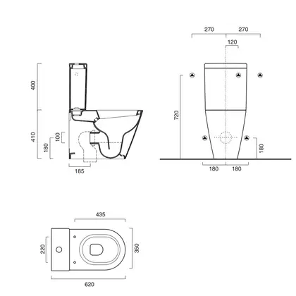Унитаз - компакт с бачком Catalano Sfera c сиденьем Soft Close Plus и бачком (1MPSFN00 + 1CMSZ00 + 5SCSTP000) фото 3 Aquada.com.ua Унитаз - компакт с бачком Catalano Sfera c сиденьем Soft Close Plus и бачком (1MPSFN00 + 1CMSZ00 + 5SCSTP000) фото 3 Aquada.com.ua