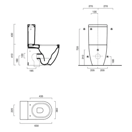 Унитаз-компакт Catalano Sfera NewFlush (безободковый), с сиденьем Soft Close Plus (1MPSFR00+1CMSFR00+5ZECOF00) фото 2 Aquada.com.ua Унитаз-компакт Catalano Sfera NewFlush (безободковый), с сиденьем Soft Close Plus (1MPSFR00+1CMSFR00+5ZECOF00) фото 2 Aquada.com.ua