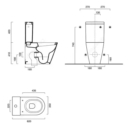 Унитаз напольный с бачком Catalano New Zero с сиденьем Soft Close plus (ободковый) (1MPZN00+1CMSZ00+5SCSTP000) фото 3 Aquada.com.ua Унитаз напольный с бачком Catalano New Zero с сиденьем Soft Close plus (ободковый) (1MPZN00+1CMSZ00+5SCSTP000) фото 3 Aquada.com.ua