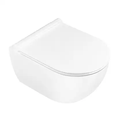 Унитаз подвесной NewFlush (безободковый) Catalano Sfera с сидением Soft Close Plus (1VSS50R00+5SCSTP000) фото 1 Aquada.com.ua Унитаз подвесной NewFlush (безободковый) Catalano Sfera с сидением Soft Close Plus (1VSS50R00+5SCSTP000) фото 1 Aquada.com.ua