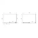 Душевая кабина Primera Frame 120 х 80 х h190 см (профиль - хром, стекло - прозрачное) (SHRC55126) фото 4 Aquada.com.ua