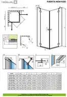 Душевая кабина Radaway Fuenta New KDD 90L (профиль - хром; стекло - прозрачное) (384060-01-01L) фото 2 Aquada.com.ua
